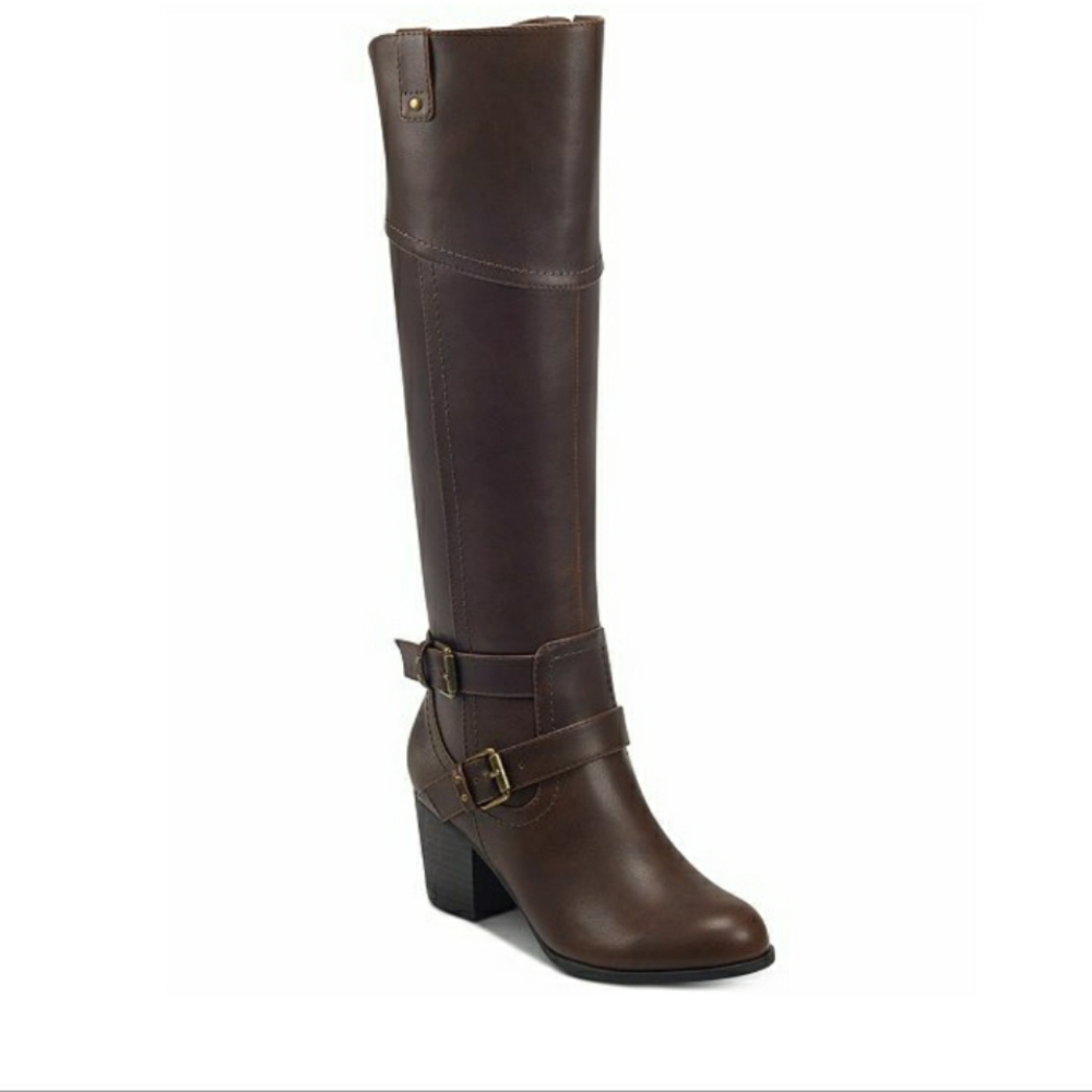 New Indigo Rd Salma Brown Knee High Boots 7.5
